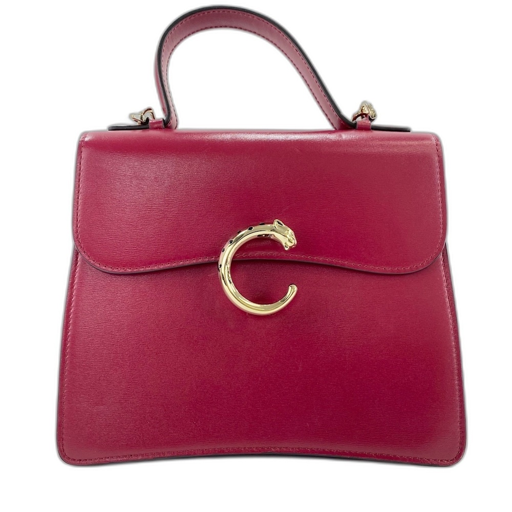 Cartier Panthère de handbag/shoulder bag, red.